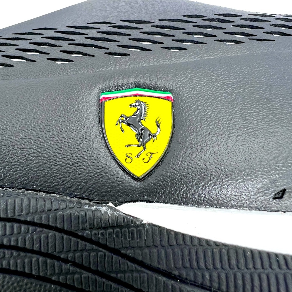 PUMA MOTORSPORT LEGACY DRIFT 5 ULTRA 2, FERRARI LOGO BLACK & WHITE, SIZE 10.5 - Picture 14 of 17